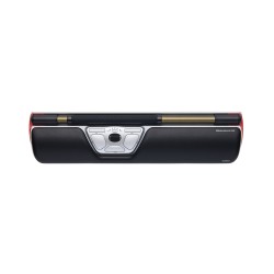 Myszka Contour Design Rollermouse Czerwona Bezprzewodowa Bluetooth Usb Type-C 2800 Dpi Srebrny