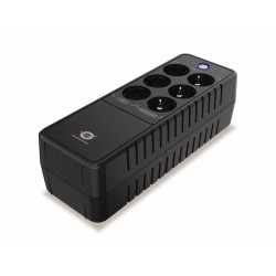 Zasilacz Ups Conceptronic 850Va/490W/6Xschuko/Rj45 In/Out Office Black
