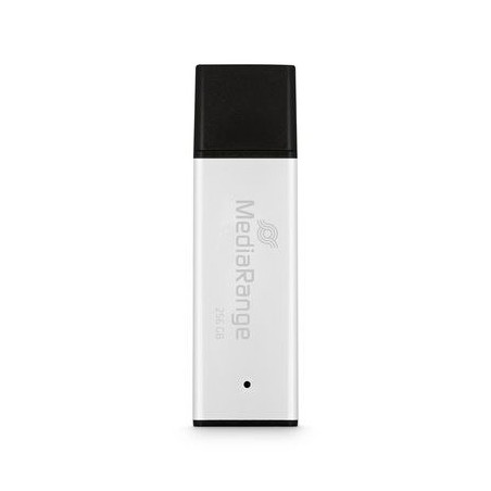 Mediarange Mr1903 Pamięć Usb 256 Gb Usb Typu-A 3.2 Gen 1 (3.1 Gen 1) Czarny, Srebrny