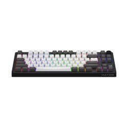Hator Skyfall Pro Wireless 80 Klawiatura Gaming Usb + Rf Wireless + Bluetooth Qwerty Us English Czarny, Szary