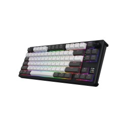 Hator Skyfall Pro Wireless 80 Klawiatura Gaming Usb + Rf Wireless + Bluetooth Qwerty Us English Czarny, Szary