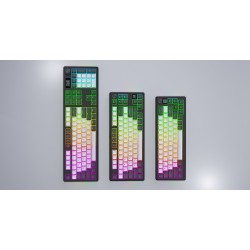 Hator Skyfall Pro Wireless 80 Klawiatura Gaming Usb + Rf Wireless + Bluetooth Qwerty Us English Czarny, Szary