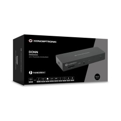Stacja Dokująca Conceptronic 13-1 Usb-C- Hdmi/2Xusb-A/2Xusb-C/+ 96W Bk