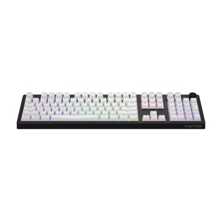 Hator Skyfall Wireless 100 Klawiatura Gaming Usb + Rf Wireless + Bluetooth Qwerty Us English Czarny, Biały