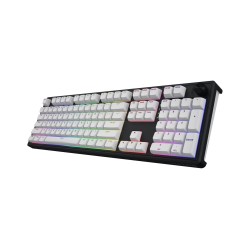 Hator Skyfall Wireless 100 Klawiatura Gaming Usb + Rf Wireless + Bluetooth Qwerty Us English Czarny, Biały