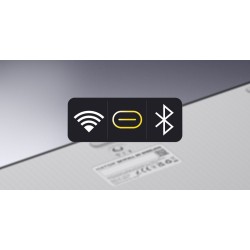 Hator Skyfall Wireless 100 Klawiatura Gaming Usb + Rf Wireless + Bluetooth Qwerty Us English Czarny, Biały