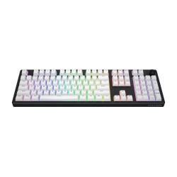 Hator Skyfall Wireless 100 Klawiatura Gaming Usb + Rf Wireless + Bluetooth Qwerty Us English Czarny, Biały