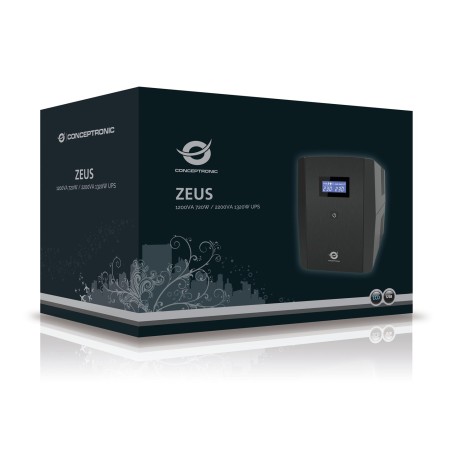 Zasilacz Ups Conceptronic Zeus 2200Va 1320W 3Xiec+2Xschuko Hid,Usb