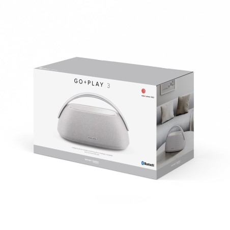Harman/Kardon Go + Play 3 Przenośny Głośnik Stereo Szary, Srebrny 160 W