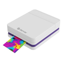Denver Mcp-6010 Drukarka Ręczna Biały Przewodowy I Bezprzewodowy Bateria 600 X 600 Dpi