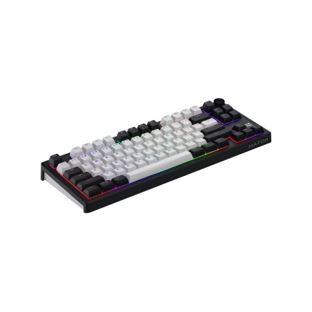 Hator Skyfall 80 Mag Ultima 8K Wireless Klawiatura Gaming Usb + Rf Wireless + Bluetooth Qwerty Us English Czarny, Biały