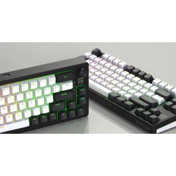 Hator Skyfall 80 Mag Ultima 8K Wireless Klawiatura Gaming Usb + Rf Wireless + Bluetooth Qwerty Us English Czarny, Biały