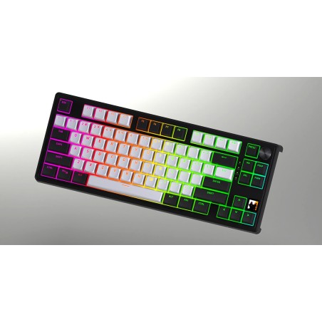 Hator Skyfall 80 Mag Ultima 8K Wireless Klawiatura Gaming Usb + Rf Wireless + Bluetooth Qwerty Us English Czarny, Biały