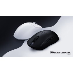 Hator Quasar 3S Ultima 8K Wireless Myszka Gaming Po Prawej Stronie Rf Wireless + Bluetooth + Usb Type-C Optyczny 30000 Dpi