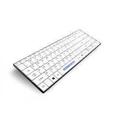 Man&Machine It's Cool Keyboard - Medyczna, Dezynfekowalna Niskoprofilowa Klawiatura (Biała)