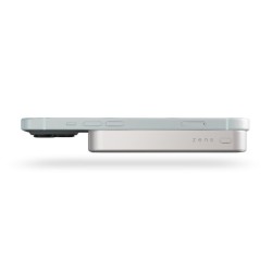 Zens Slim Qi2 Aluminium Powerbank - Magnetyczny Powerbank 10000 Mah Kompatybilny Z Magsafe I Qi2 (White)