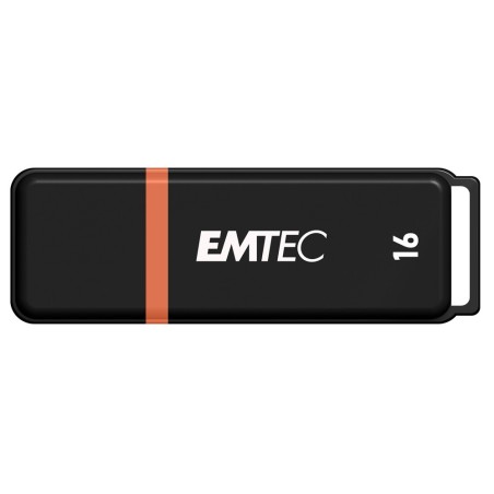 Emtec K100 Pamięć Usb 16 Gb Usb Typu-A 2.0 Czarny, Wielobarwny