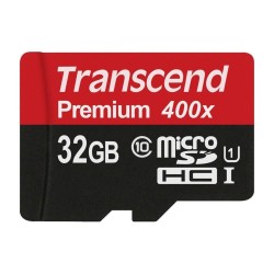 Sd Microsd Card  32Gb Transcend Sdhc Uhs1 W/Adapter