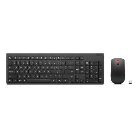 Lenovo 4X31R64457 Klawiatura Dołączona Myszka Biuro Rf Wireless Belgijski, Angielski Czarny