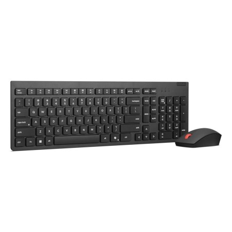 Lenovo 4X31R64457 Klawiatura Dołączona Myszka Biuro Rf Wireless Belgijski, Angielski Czarny