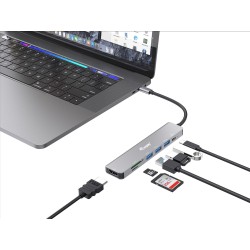 Equip 133494 Stacja Dokująca Przewodowa Usb 3.2 Gen 1 (3.1 Gen 1) Type-C Srebrny