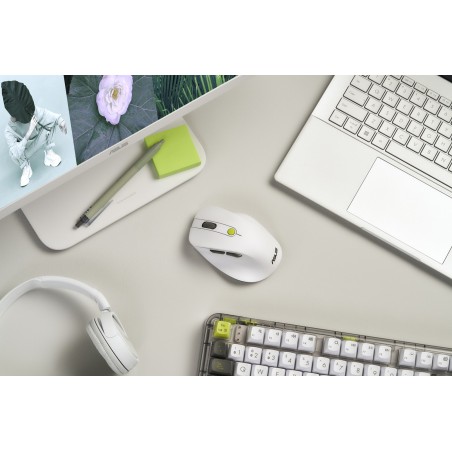 Mysz Bezprzewodowa Asus Md105 Wireless Mouse Volt Green 2400Dpi Dual-Mode Wireless 2.4 Ghz And Bluetooth