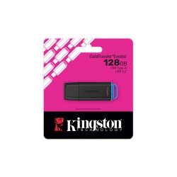 Kingston 128Gb Portable Usb 3.2 Gen 1 Datatraveler Exodia Black/Blue