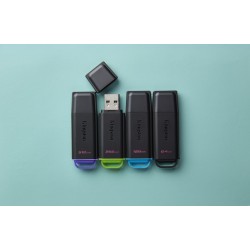 Kingston 128Gb Portable Usb 3.2 Gen 1 Datatraveler Exodia Black/Blue