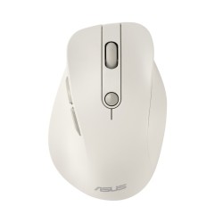 Mysz Bezprzewodowa Asus Md105 Wireless Mouse Milky White 2400Dpi Dual-Mode Wireless 2.4 Ghz And Bluetooth