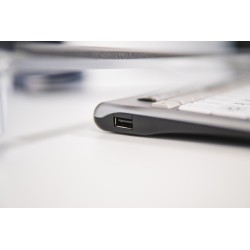 Bakkerelkhuizen S-Board 840 Klawiatura Biuro Usb Qwerty British English Jasny Szary, Biały