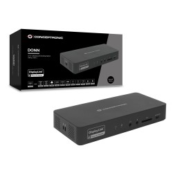 Stacja Dokująca Conceptronic 17-1 Usb-C- Hdmi Dp 4K/60Hz Gbe Usb-C Bk