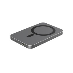 Realpower Pb-5000 Mag Litowo-Polimerowy (Lipo) 5000 Mah Bezprzewodowe Ładowanie Szary