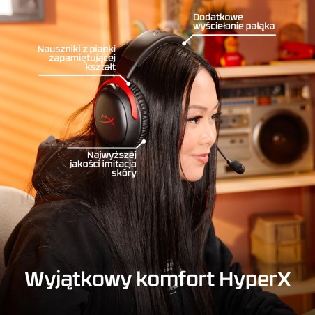Hyperx Cloud Iii Wireless – Bezprzewodowy Zestaw Słuchawkowy Do Gier (Czarny)