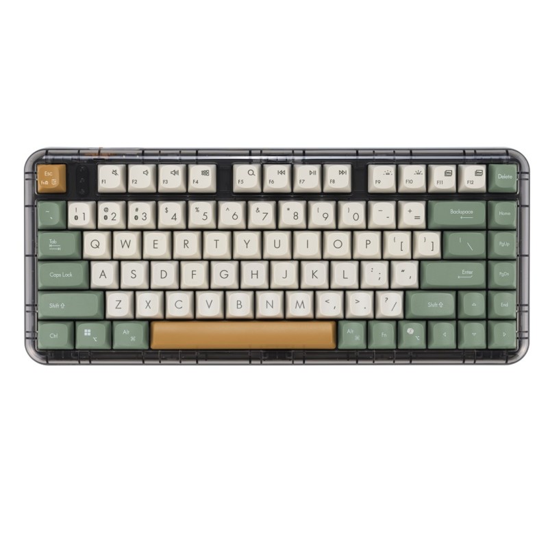 Asus Jelly75 Kd201 Keyboard/Mk-Wh/Ge/83 Klawiatura Uniwersalne Usb + Rf Wireless + Bluetooth Wielobarwny
