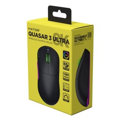 Mysz Dla Graczy Hator Quasar 3 Ultra 8K Wireless Czarna