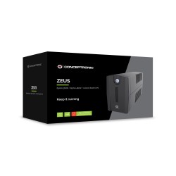 Zasilacz Awaryjny Ups Conceptronic 850 Va/480 W/2Xuk/Hid Usb/Rj45In/Out/Avr Sw