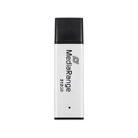 Mediarange Mr1904 Pamięć Usb 512 Gb Usb Typu-A 3.2 Gen 1 (3.1 Gen 1) Czarny, Srebrny