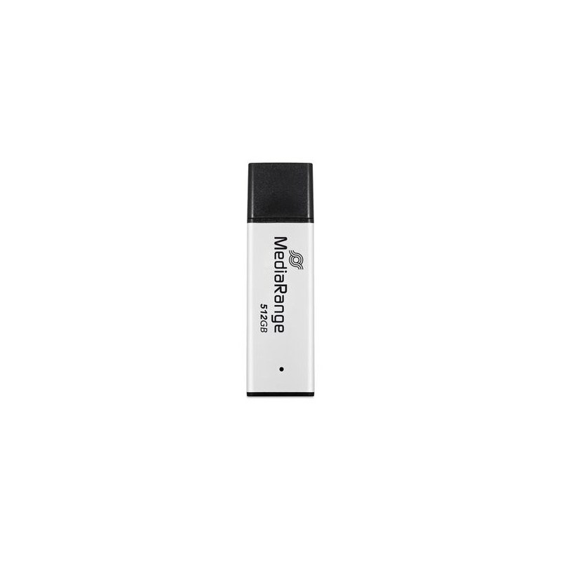 Mediarange Mr1904 Pamięć Usb 512 Gb Usb Typu-A 3.2 Gen 1 (3.1 Gen 1) Czarny, Srebrny