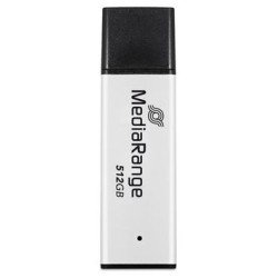 Mediarange Mr1904 Pamięć Usb 512 Gb Usb Typu-A 3.2 Gen 1 (3.1 Gen 1) Czarny, Srebrny