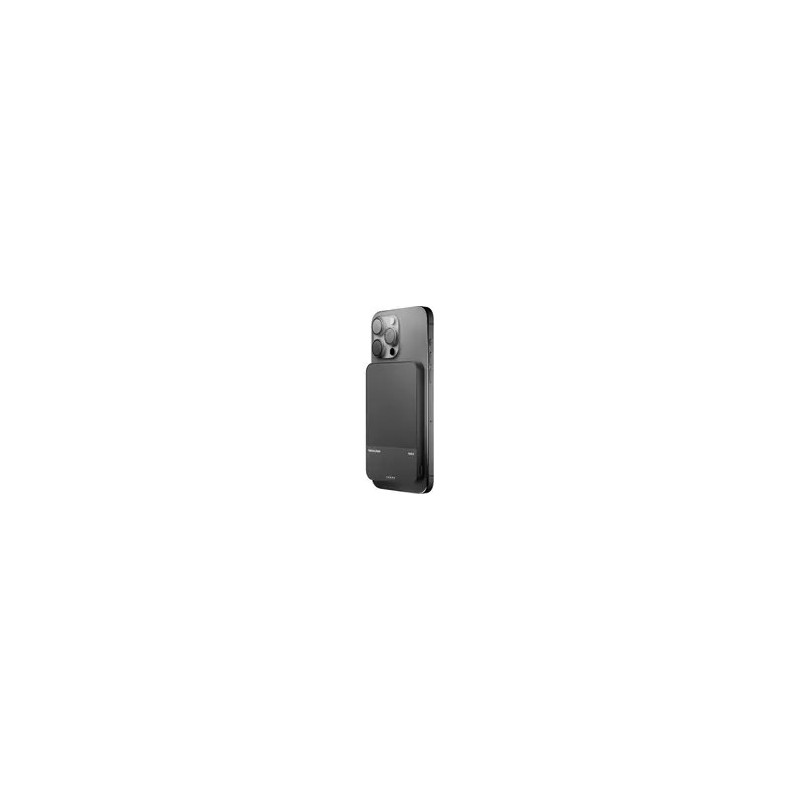 Native Union (Re)Classic Qi2 Power Bank - Magnetyczny Powerbank 5000 Mah Kompatybilny Z Magsafe I Qi2, Kabel Usb-C - Usb-C 15 Cm