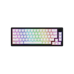Hator Skyfall Wireless 65 Klawiatura Gaming Usb + Rf Wireless + Bluetooth Qwerty Us English Czarny, Biały