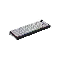 Hator Skyfall Wireless 65 Klawiatura Gaming Usb + Rf Wireless + Bluetooth Qwerty Us English Czarny, Biały