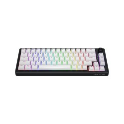 Hator Skyfall Wireless 65 Klawiatura Gaming Usb + Rf Wireless + Bluetooth Qwerty Us English Czarny, Biały