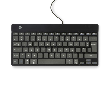 R-Go Tools Ergonomiczna R-Go Compact Break Klawiatura, Z Oprogramowaniem Do Robienia Przerw, Qwerty (Uk), Przewodowa, Czarna