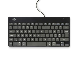 R-Go Tools Ergonomiczna R-Go Compact Break Klawiatura, Z Oprogramowaniem Do Robienia Przerw, Qwerty (Uk), Przewodowa, Czarna