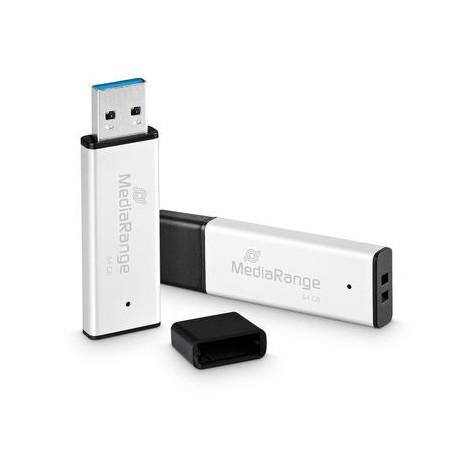 Mediarange Mr1901 Pamięć Usb 64 Gb Usb Typu-A 3.2 Gen 1 (3.1 Gen 1) Czarny, Srebrny