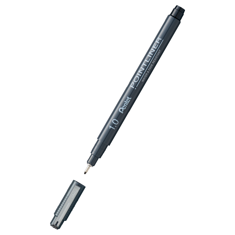 Cienkopis Kalibrowany Pointliner Czarny 1 Mm S20P-10A Pentel