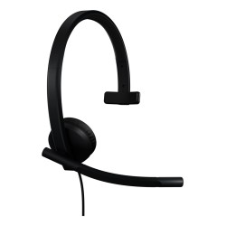 Logitech H570E Zestaw Słuchawkowy Przewodowa Opaska Na Głowę Biuro/Centrum Telefoniczne Usb Type-C Czarny