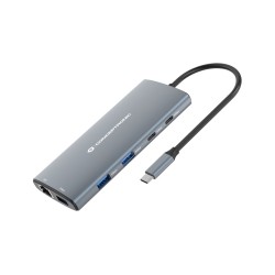 Conceptronic Donn06G Przewodowa Usb 3.2 Gen 1 (3.1 Gen 1) Type-C Szary