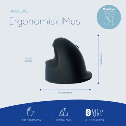 R-Go Tastatur Nummernblock Break Bluetooth Weiăź